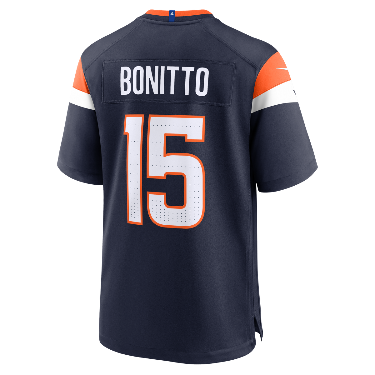 Denver Broncos Nik Bonitto Nike Orange Team Game Jersey