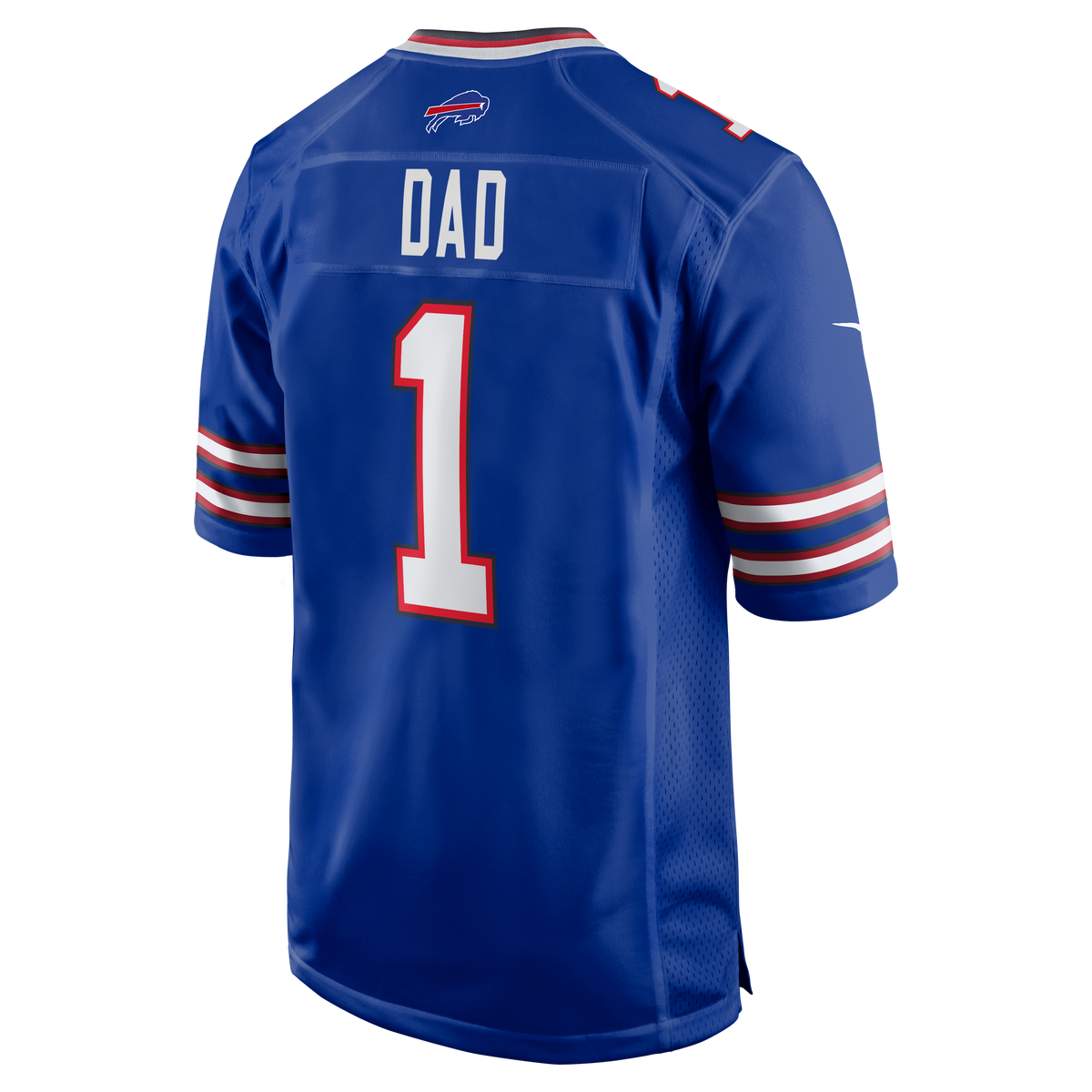 Buffalo Bills Number 1 Dad Nike Royal Game Jersey