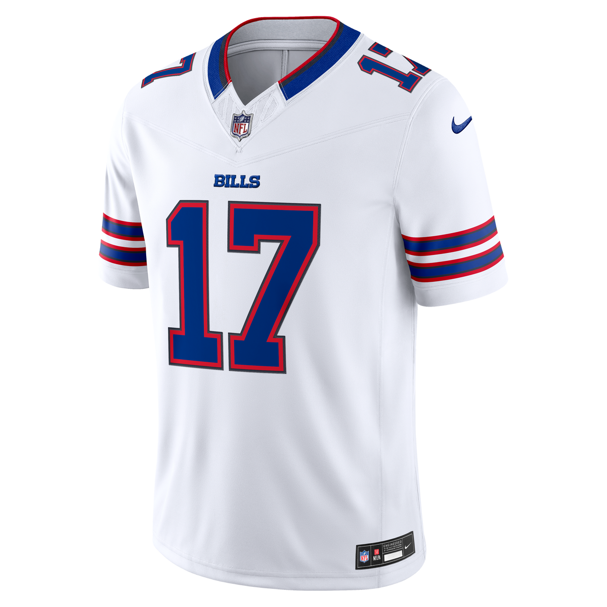 Buffalo Bills Josh Allen Nike White Vapor F.U.S.E. Stitched Limited Jersey