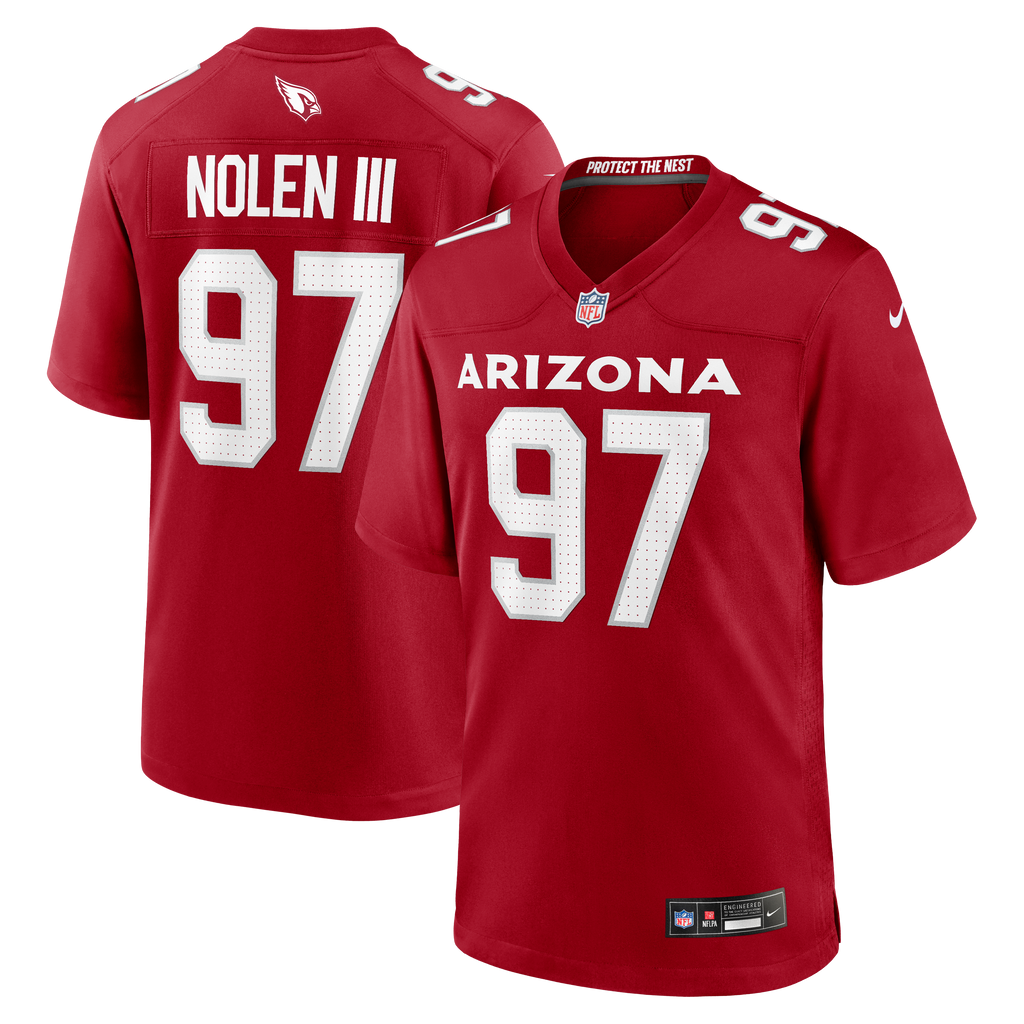 Arizona Cardinals Walter Nolen Nike Cardinal Game Player Jersey