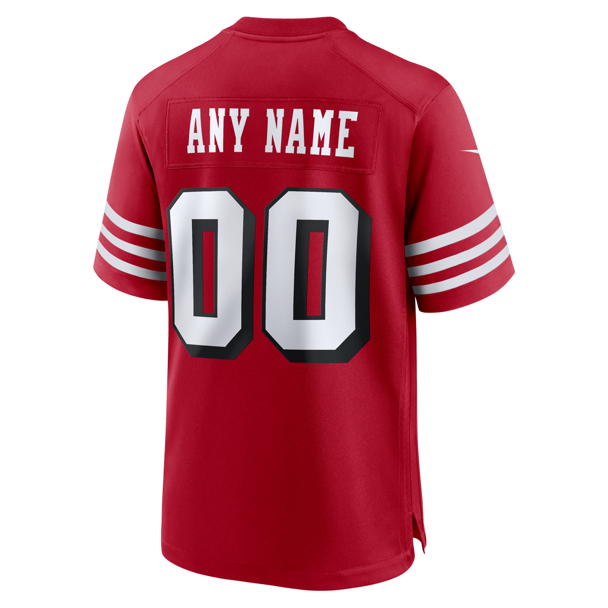 San Francisco 49ers Nike Scarlet Custom Jersey