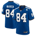Indianapolis Colts Tyler Warren Nike Heather Royal Alternate 2 Indiana Nights Game Jersey