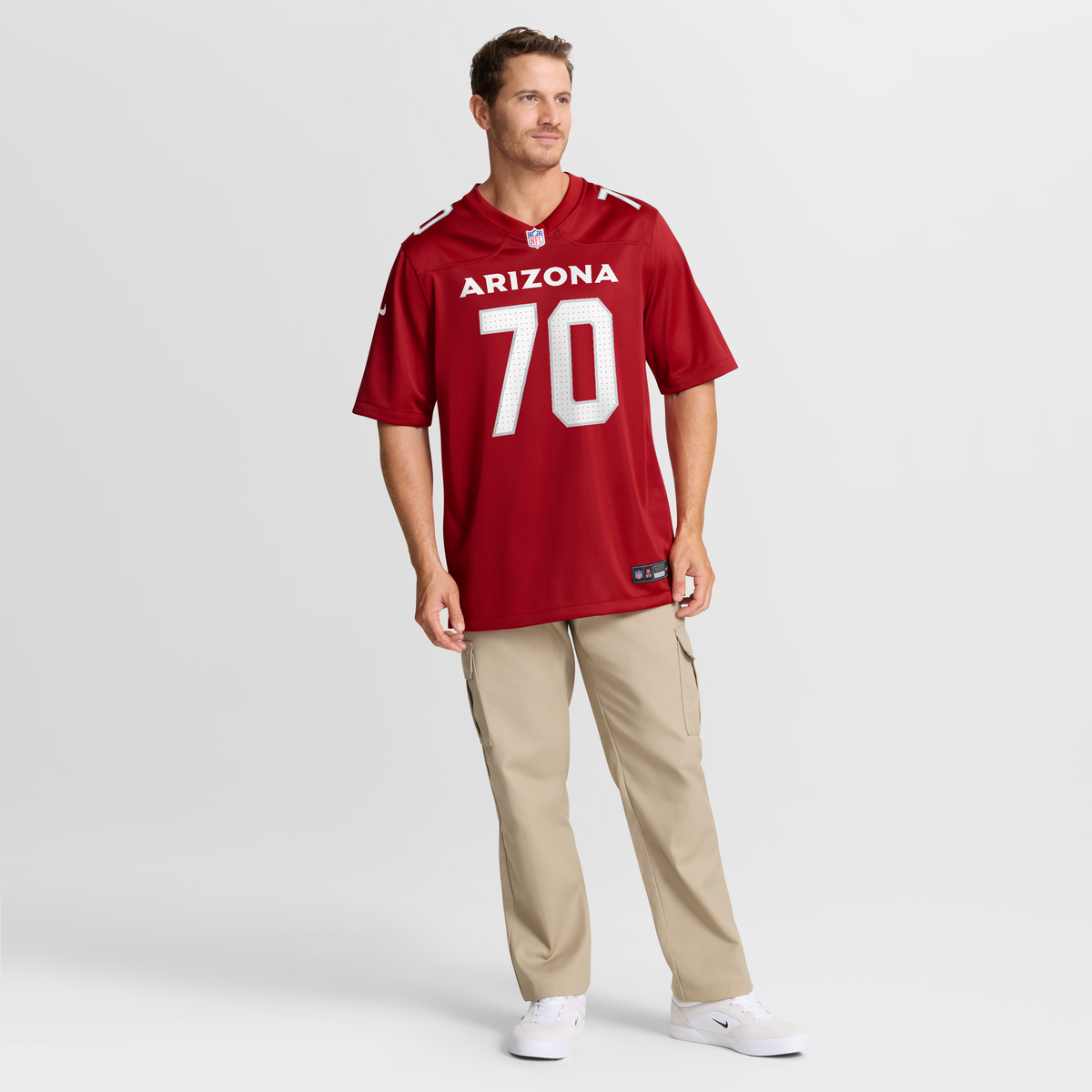 Arizona Cardinals Paris Johnson Jr. Nike Cardinal Game Jersey