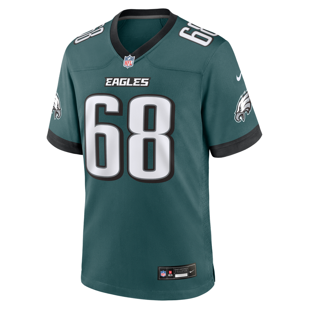 Philadelphia Eagles Jordan Mailata Nike Midnight Green Team Game Jersey
