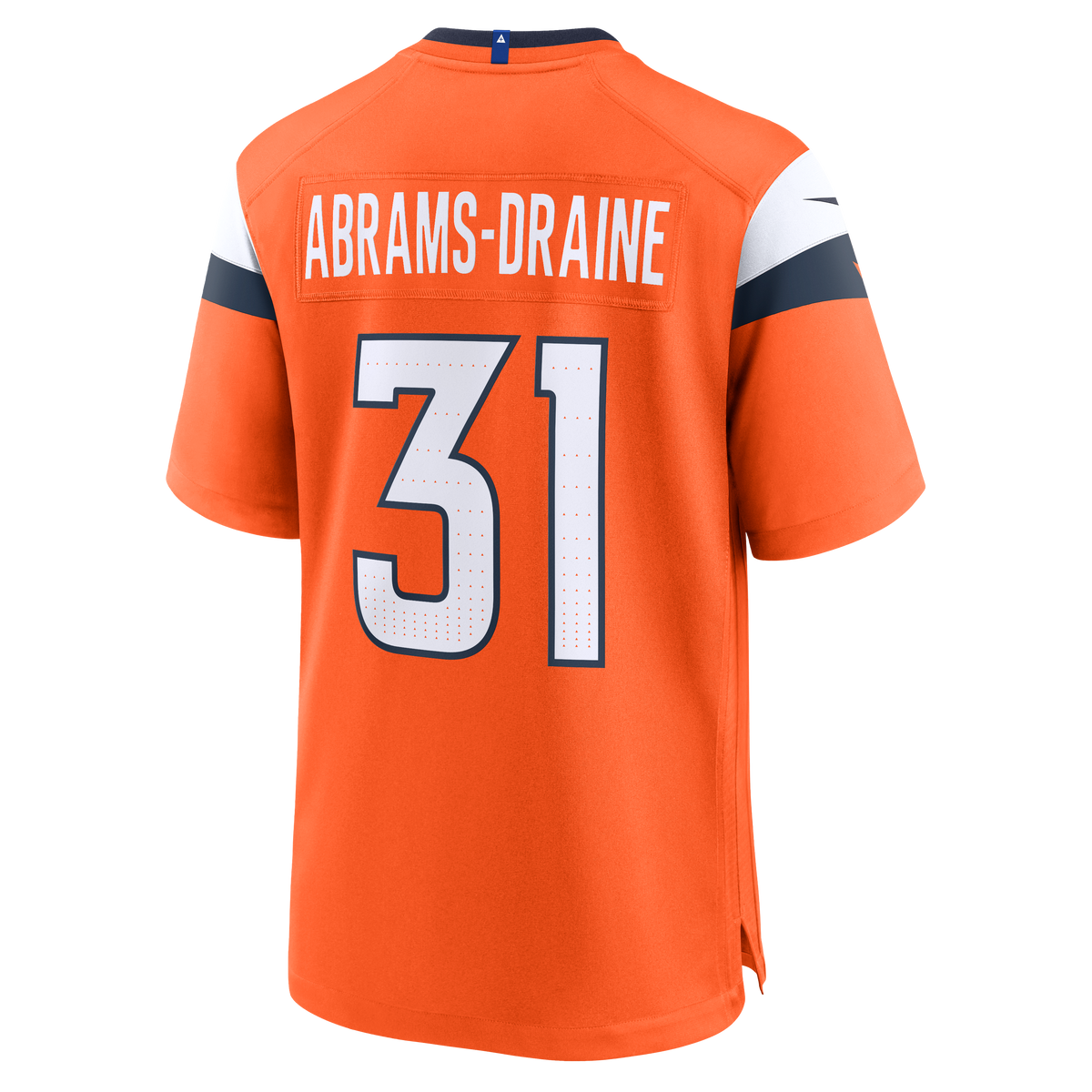 Denver Broncos Kris Abrams-Draine Nike Orange Team Game Jersey