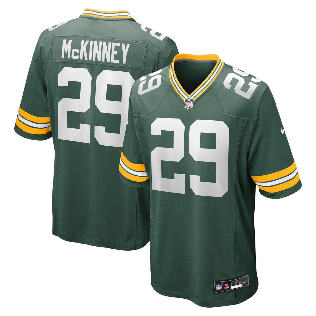 Green Bay Packers Xavier McKinney Nike Green Team Game Jersey