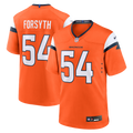 Denver Broncos Alex Forsyth Nike Orange Team Game Jersey