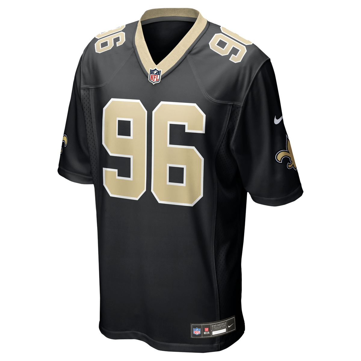 New Orleans Saints Carl Granderson Nike Black Game Jersey