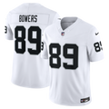Las Vegas Raiders Brock Bowers Nike White Vapor F.U.S.E. Stitched Limited Jersey