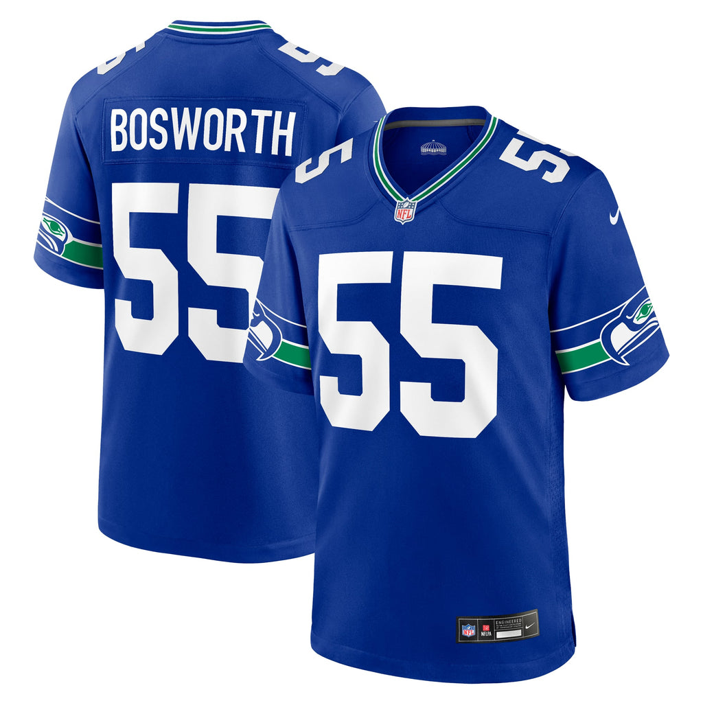 Seattle Seahawks Brian Bosworth Nike Royal Retired Player Alternate Game Jersey