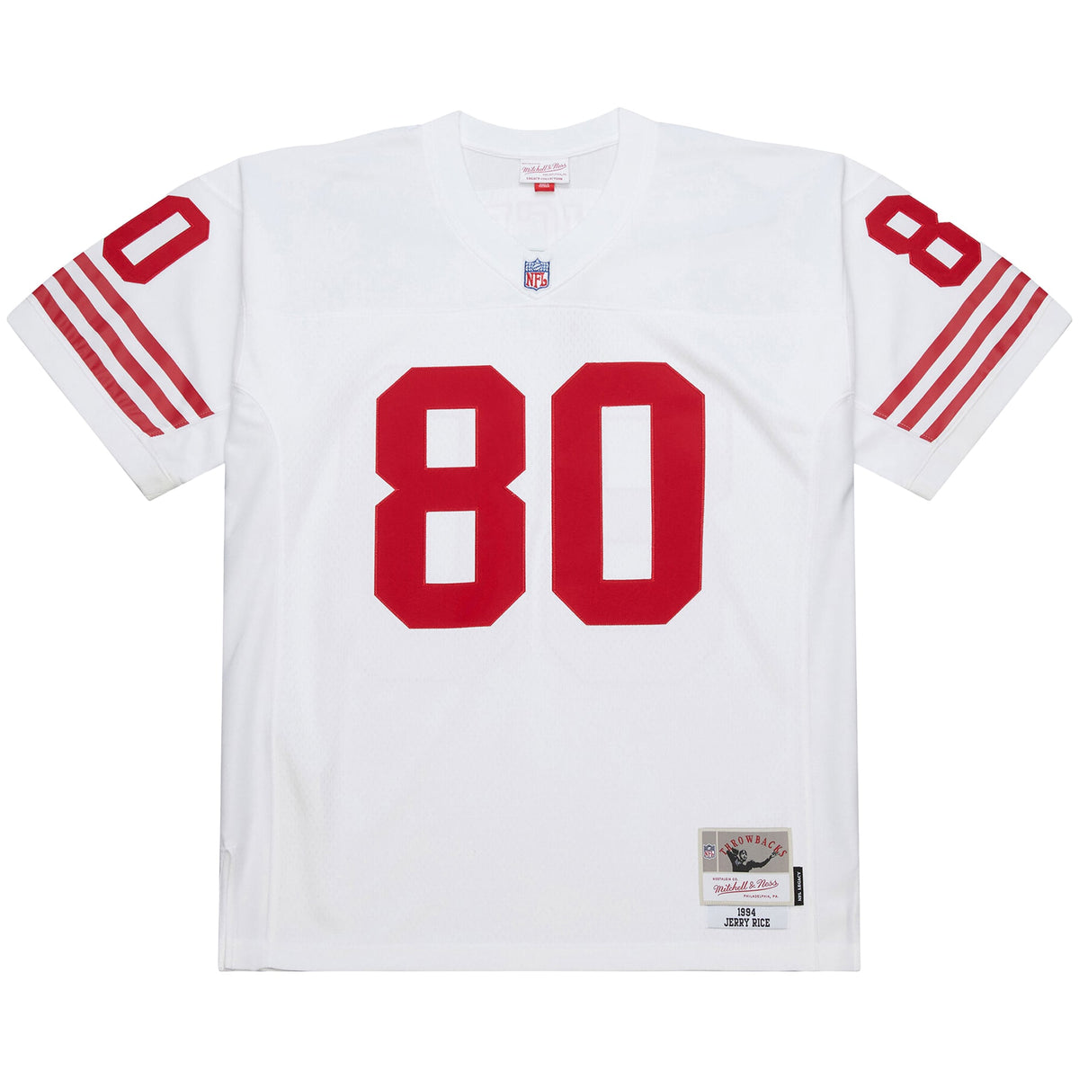 San Francisco 49ers Jerry Rice Mitchell & Ness White 1994 Legacy Replica Jersey