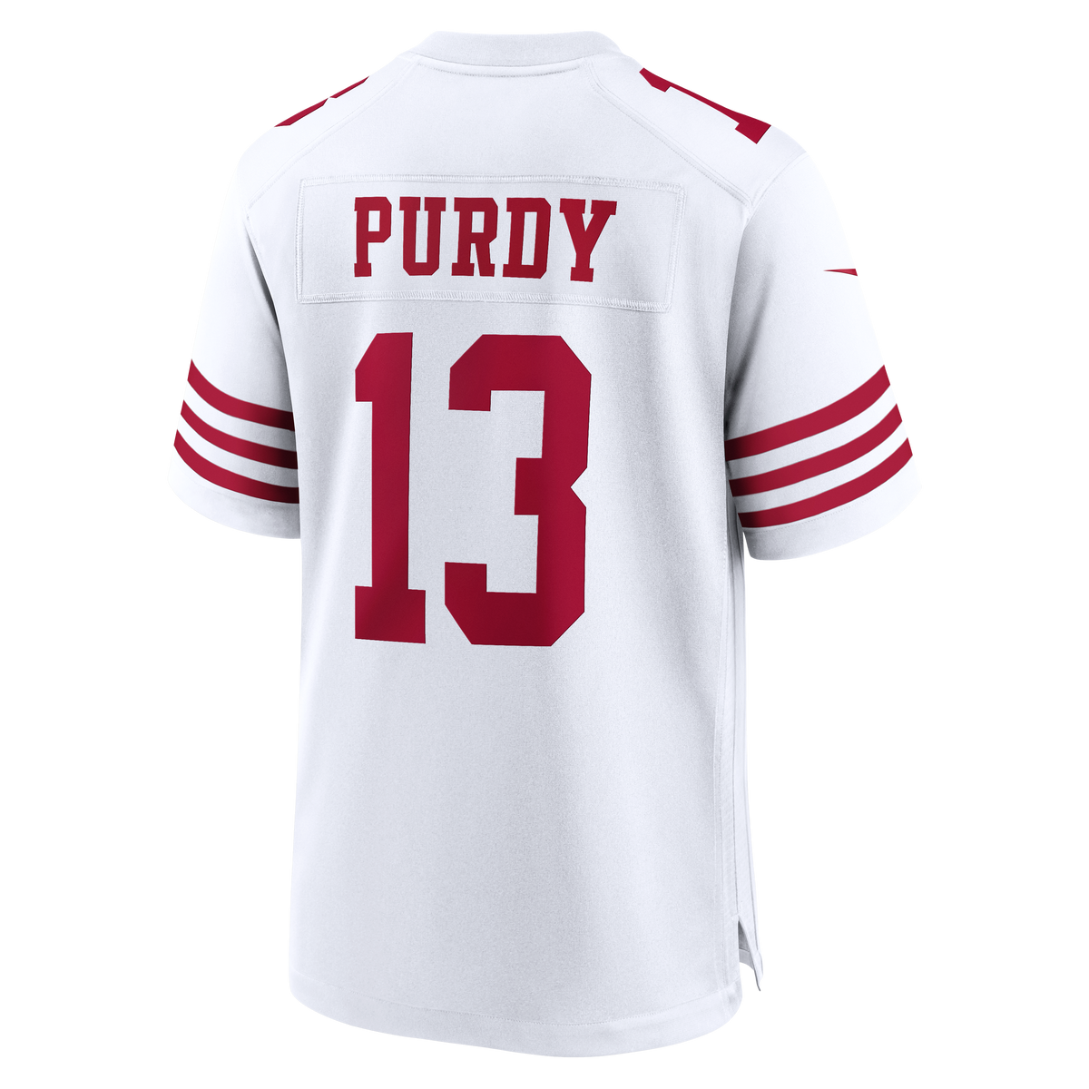 San Francisco 49ers Brock Purdy Nike White 80th Anniversary Game Jersey