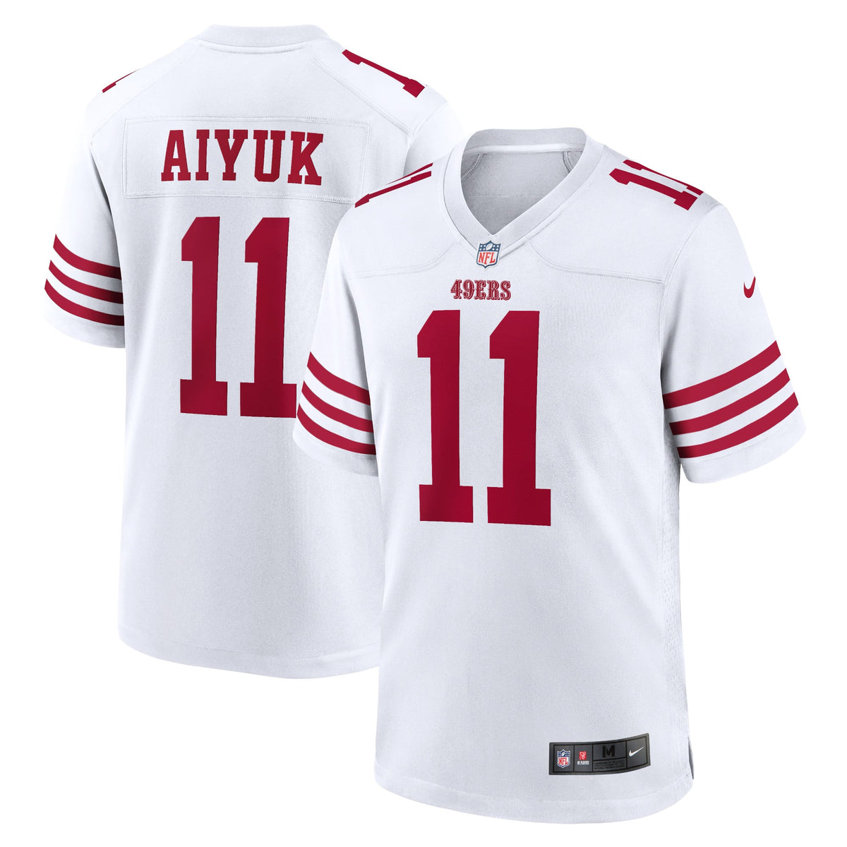 San Francisco 49ers Brandon Aiyuk Nike Scarlet Team Player Game Jersey