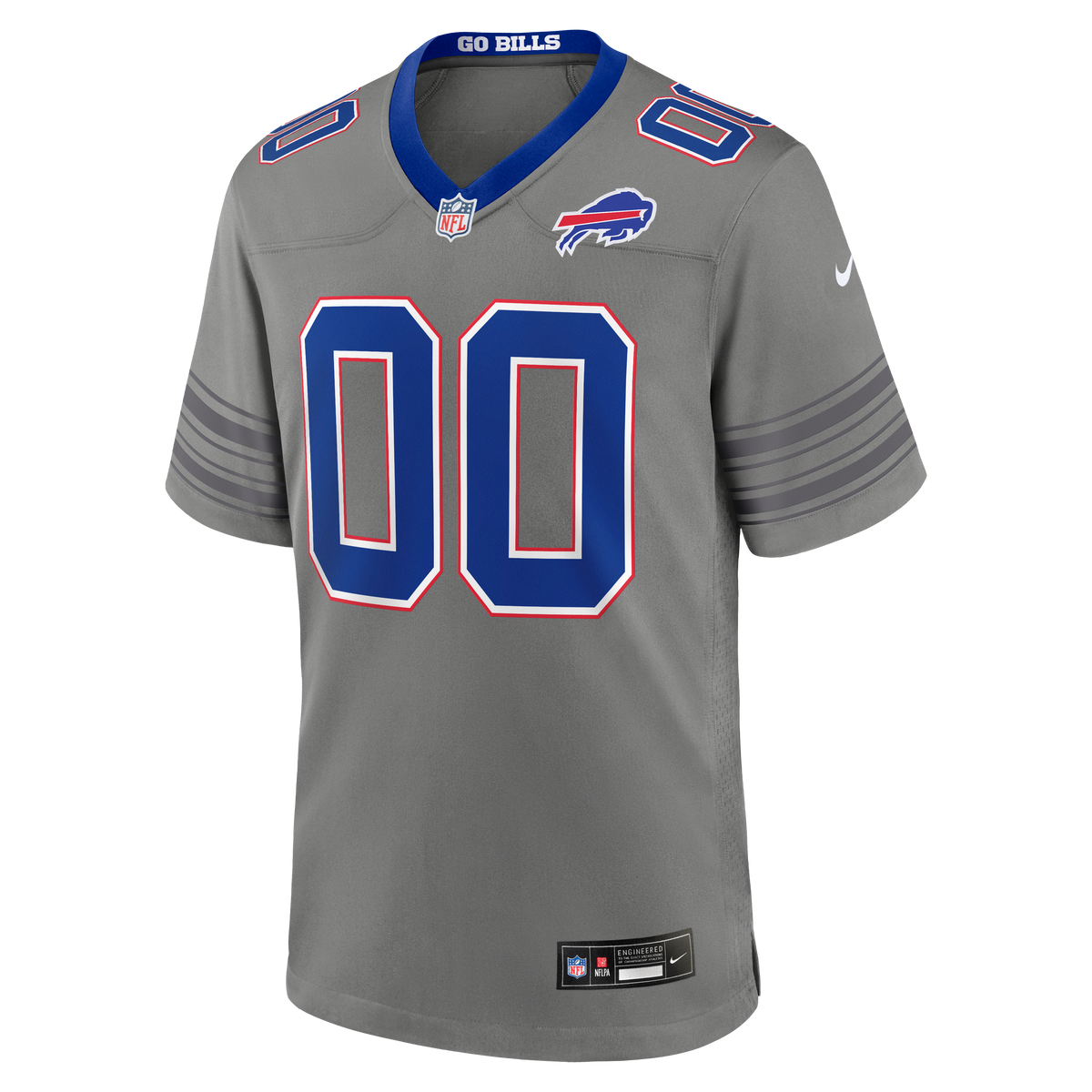 Buffalo Bills Nike Gray Nickel City Custom Game Jersey