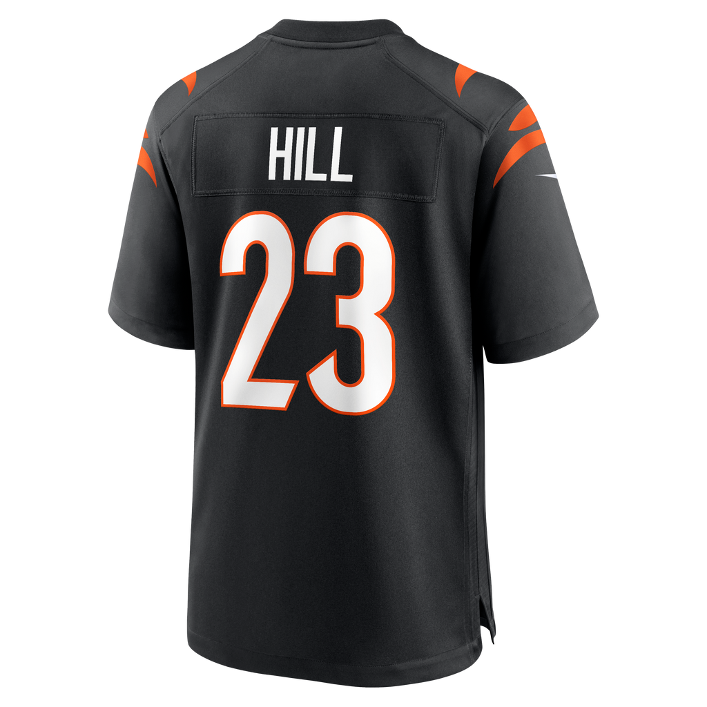Cincinnati Bengals Daxton Hill Nike Black Player Game Jersey