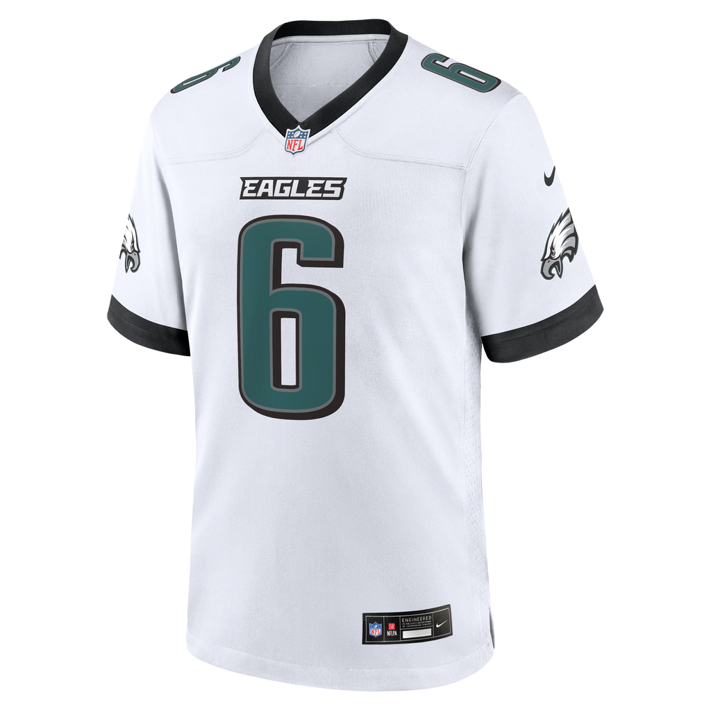 Philadelphia Eagles DeVonta Smith Nike Midnight Green Team Game Jersey