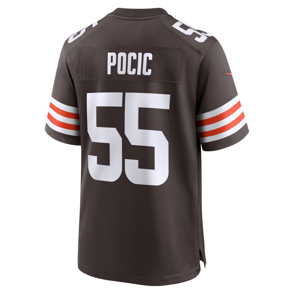 Cleveland Browns Ethan Pocic Nike Brown Game Jersey
