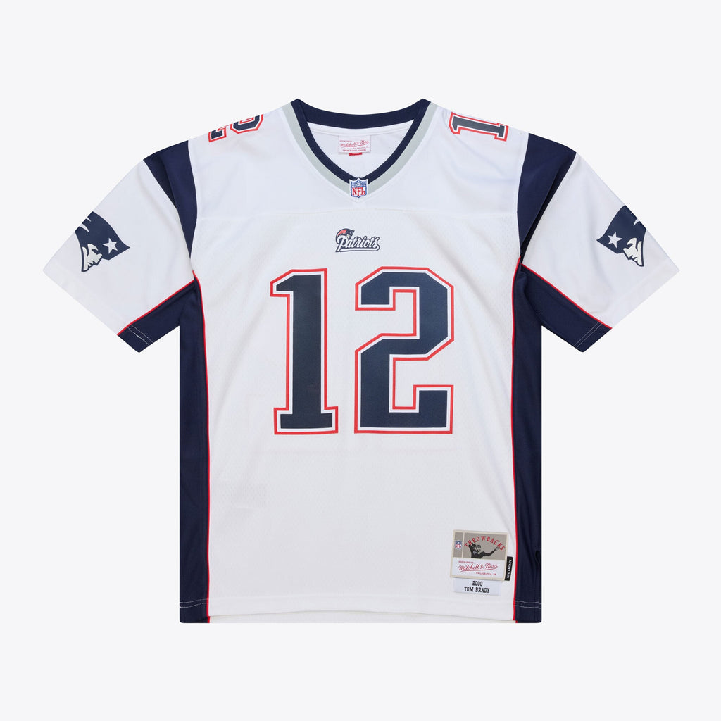 New England Patriots Tom Brady Mitchell & Ness White 2000 Legacy Replica Jersey