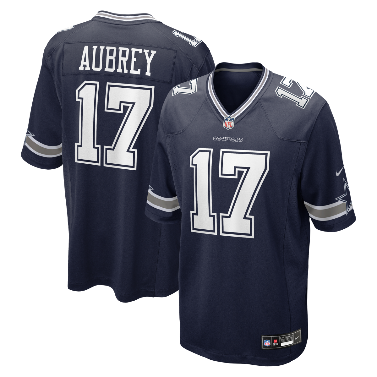 Dallas Cowboys Brandon Aubrey Nike White Game Jersey