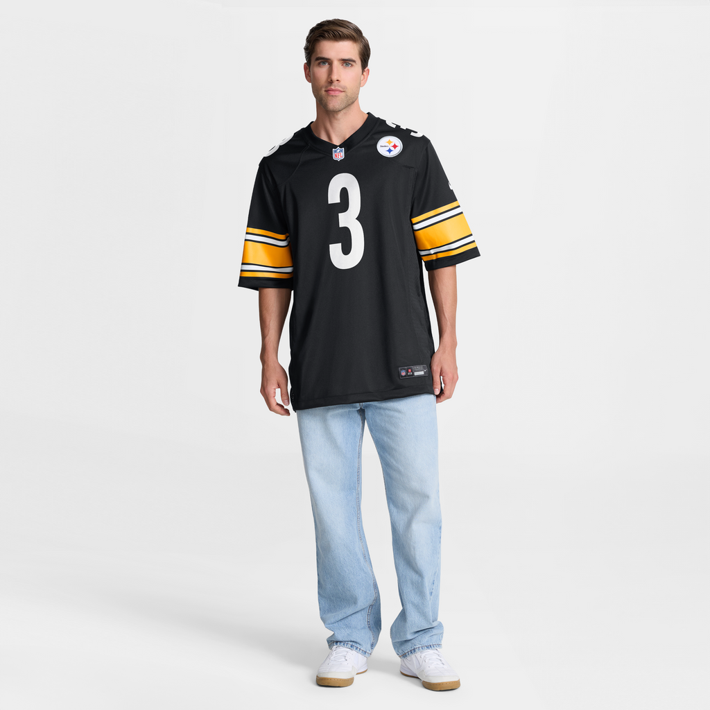 Pittsburgh Steelers Jaquan Brisker Nike Black Team Game Jersey