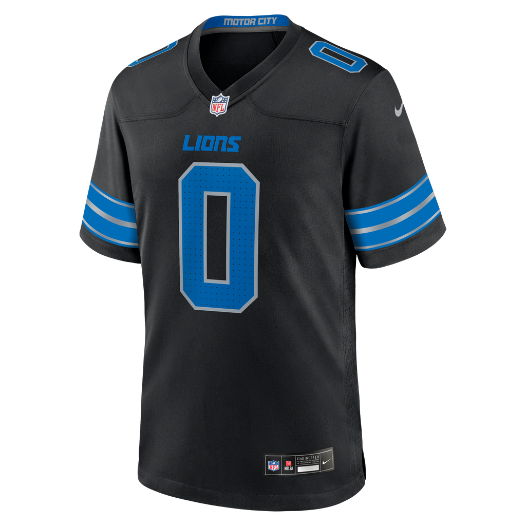 Detroit Lions Jahmyr Gibbs Nike Blue Game Player Jersey