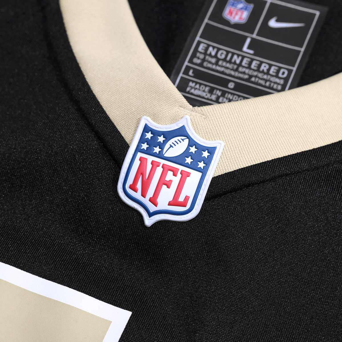 New Orleans Saints Moliki Matavao Nike Black Team Game Jersey