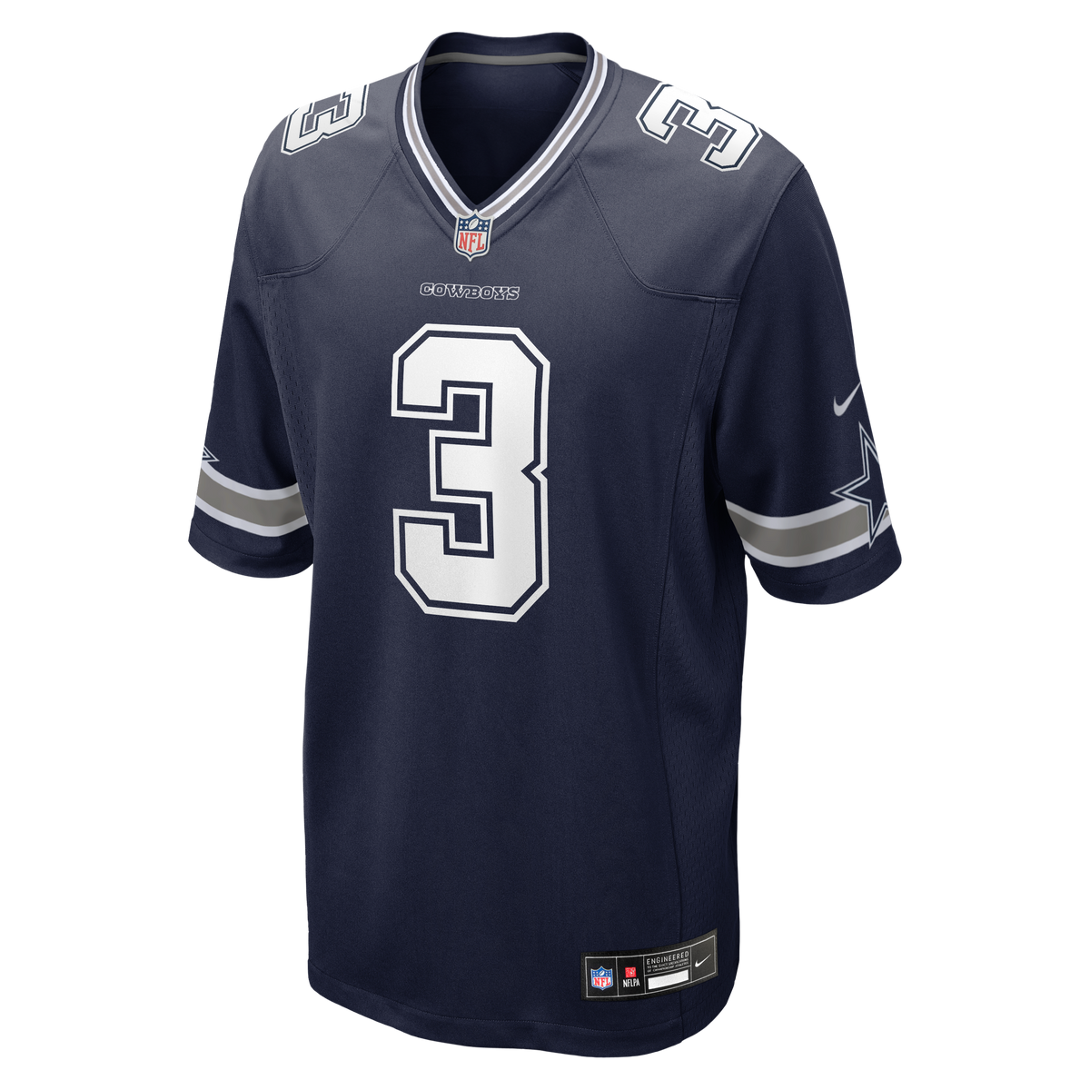 Dallas Cowboys George Pickens Nike Navy Game Jersey