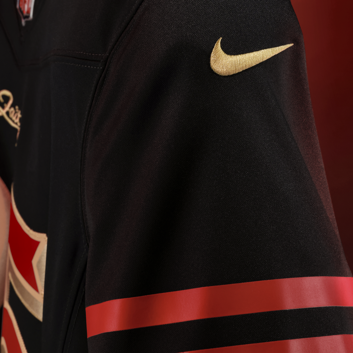 San Francisco 49ers Fred Warner Nike Black Rivalries Collection Stitched Limited Jersey