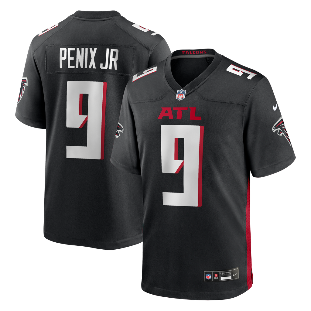 Atlanta Falcons Michael Penix Jr. Nike Black Player Game Jersey