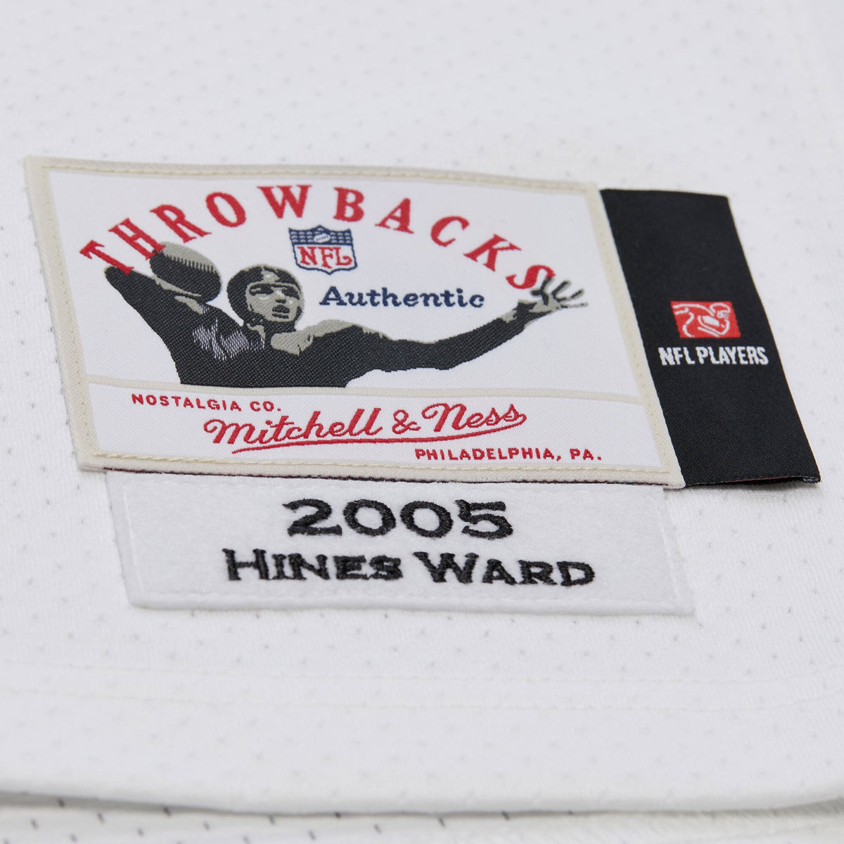 Pittsburgh Steelers Hines Ward Mitchell & Ness White 2005 Authentic Throwback Retired Player Jersey