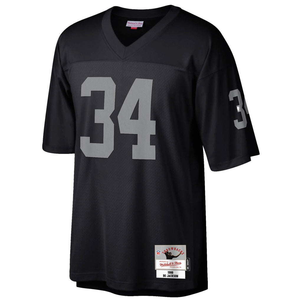 Las Vegas Raiders Bo Jackson Mitchell & Ness Black Legacy Replica Jersey