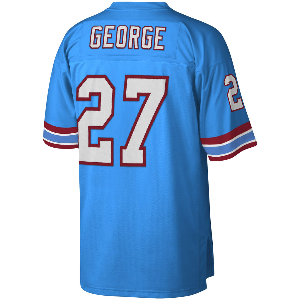 Houston Oilers Eddie George Mitchell & Ness White Legacy Replica Jersey