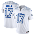 Buffalo Bills Josh Allen Nike White Rivalries Collection Stitched Limited Jersey
