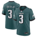 Philadelphia Eagles Nolan Smith Jr. Nike Midnight Green Team Game Jersey