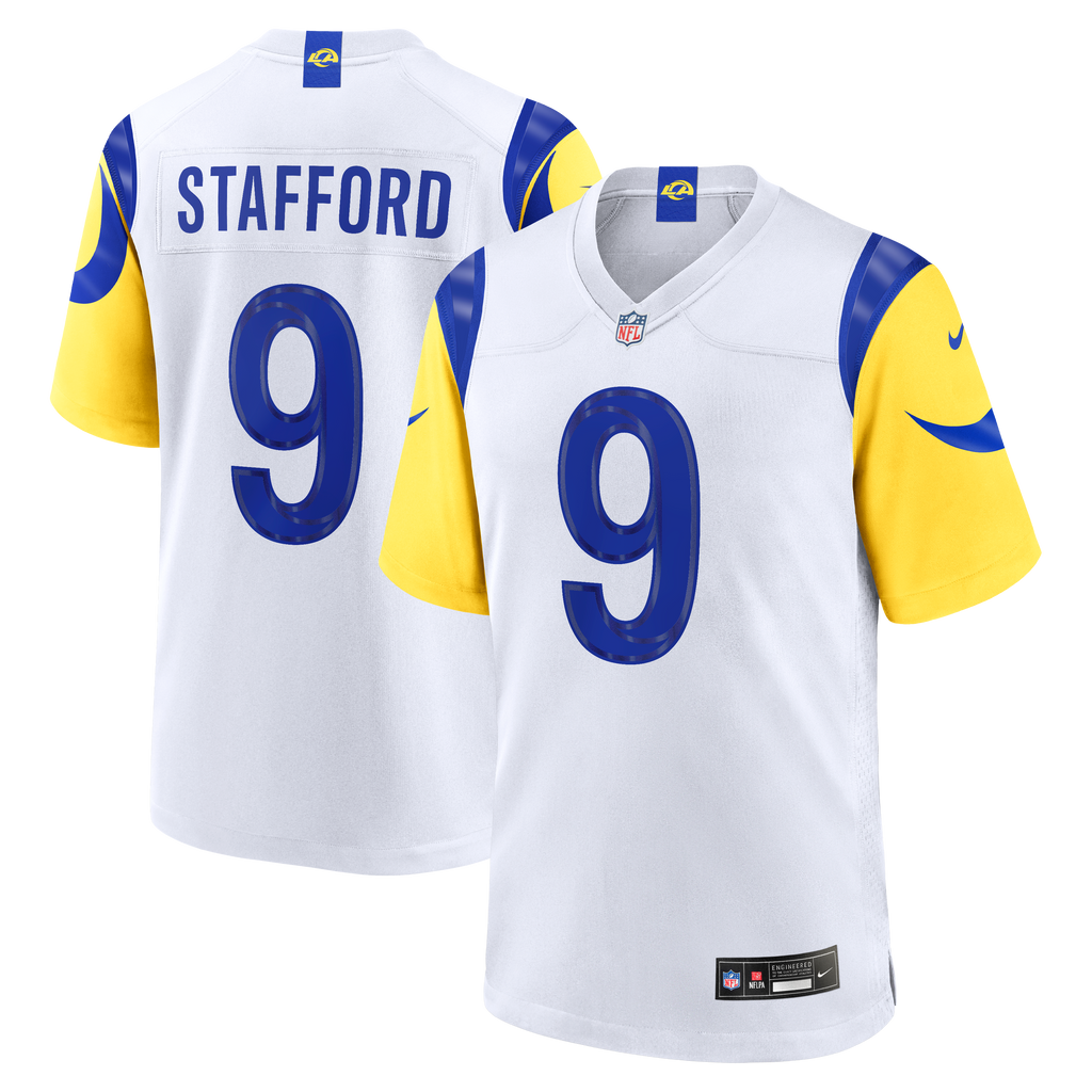 Los Angeles Rams Matthew Stafford Nike White White Game Player Jersey