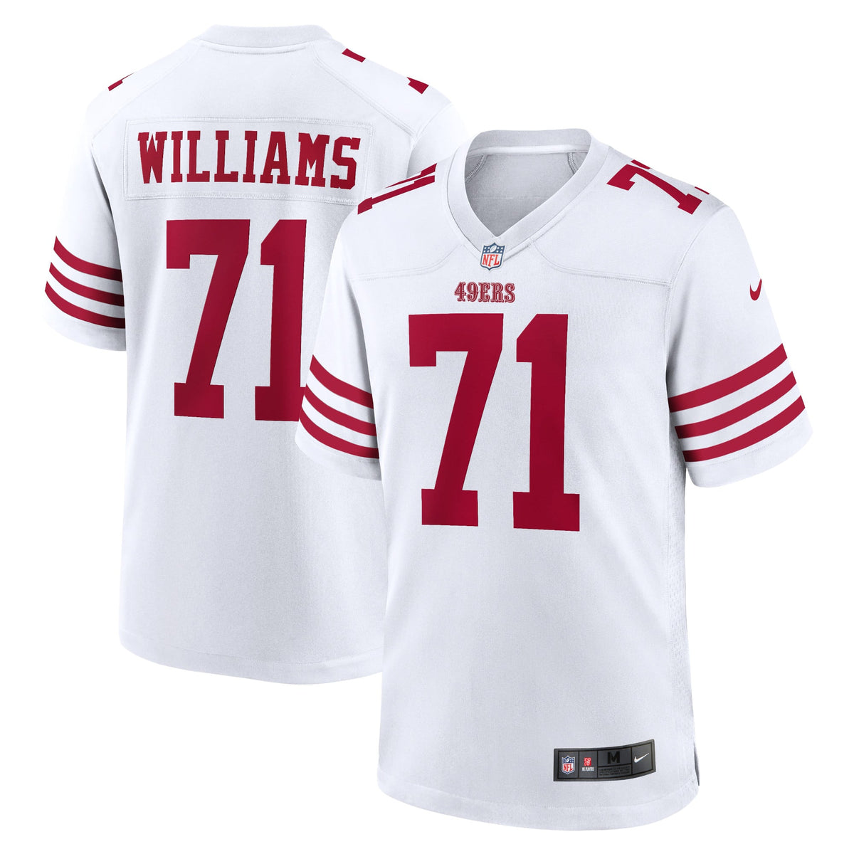 San Francisco 49ers Trent Williams Nike Scarlet Alternate Game Jersey