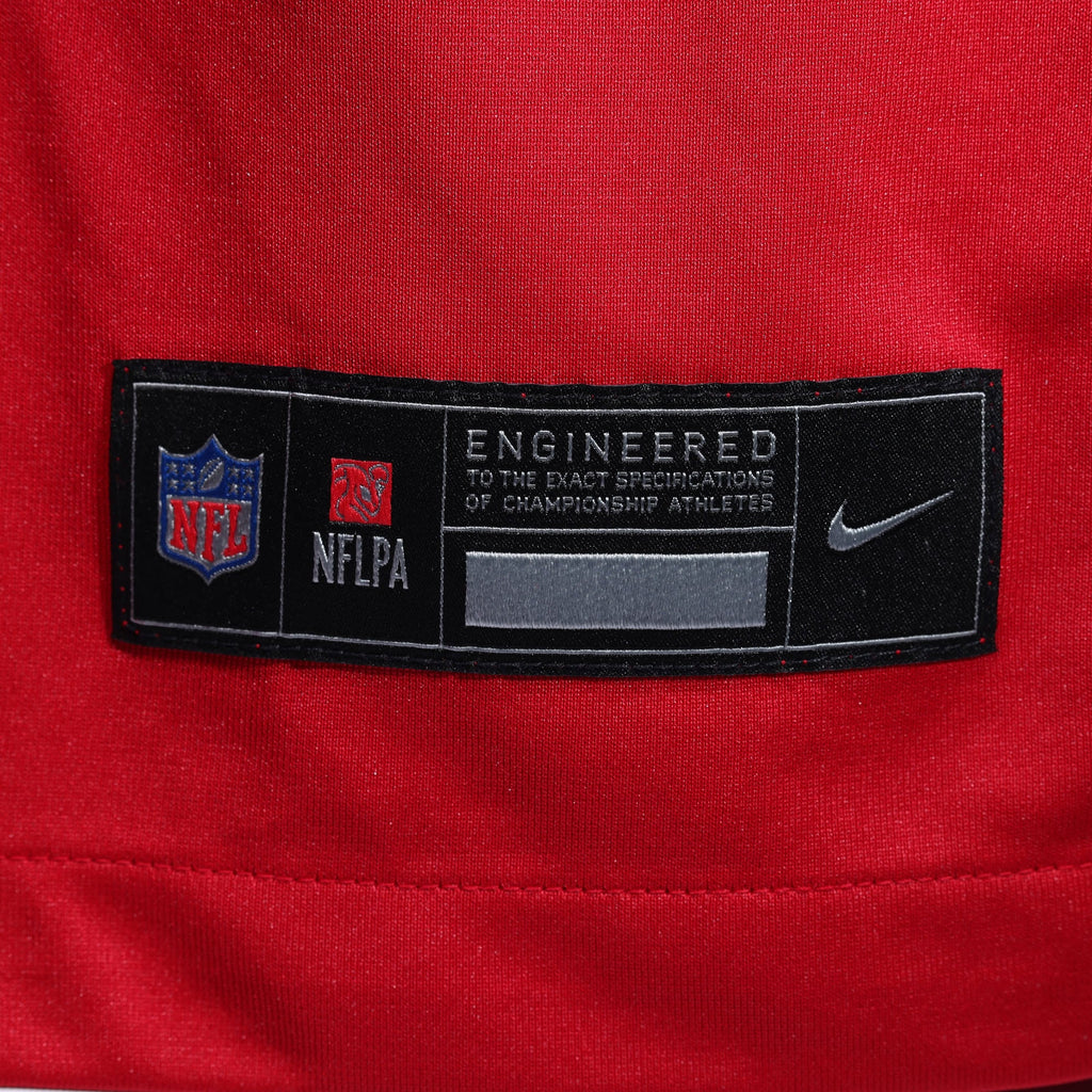 San Francisco 49ers Fred Warner Nike Scarlet Team Game Player Jersey