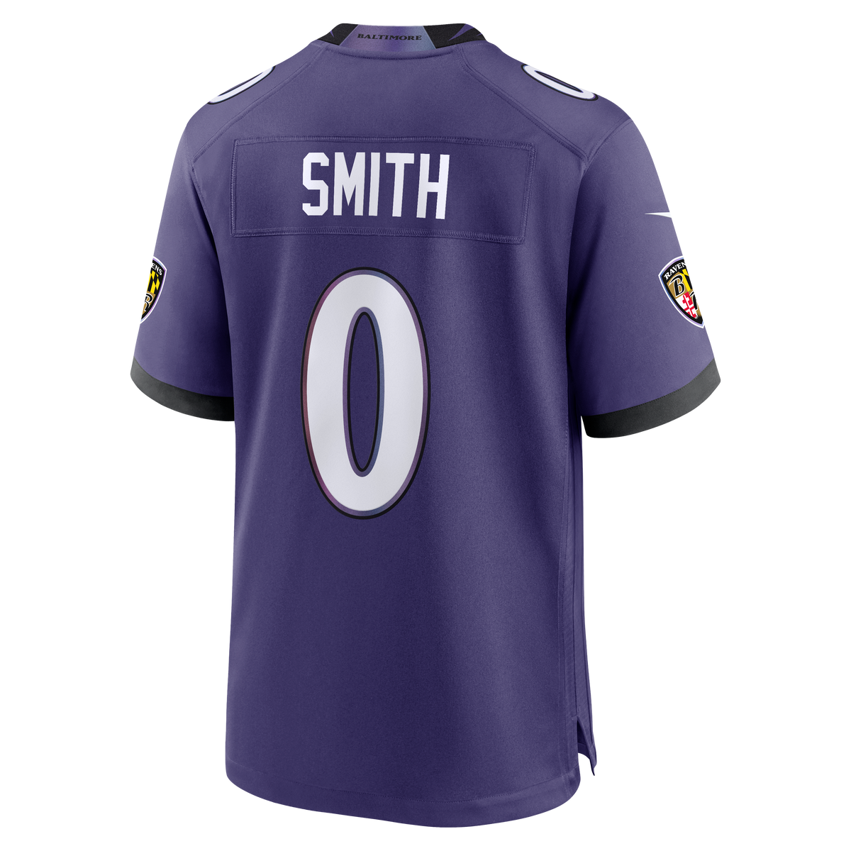 Baltimore Ravens Roquan Smith Nike Purple Team Game Jersey