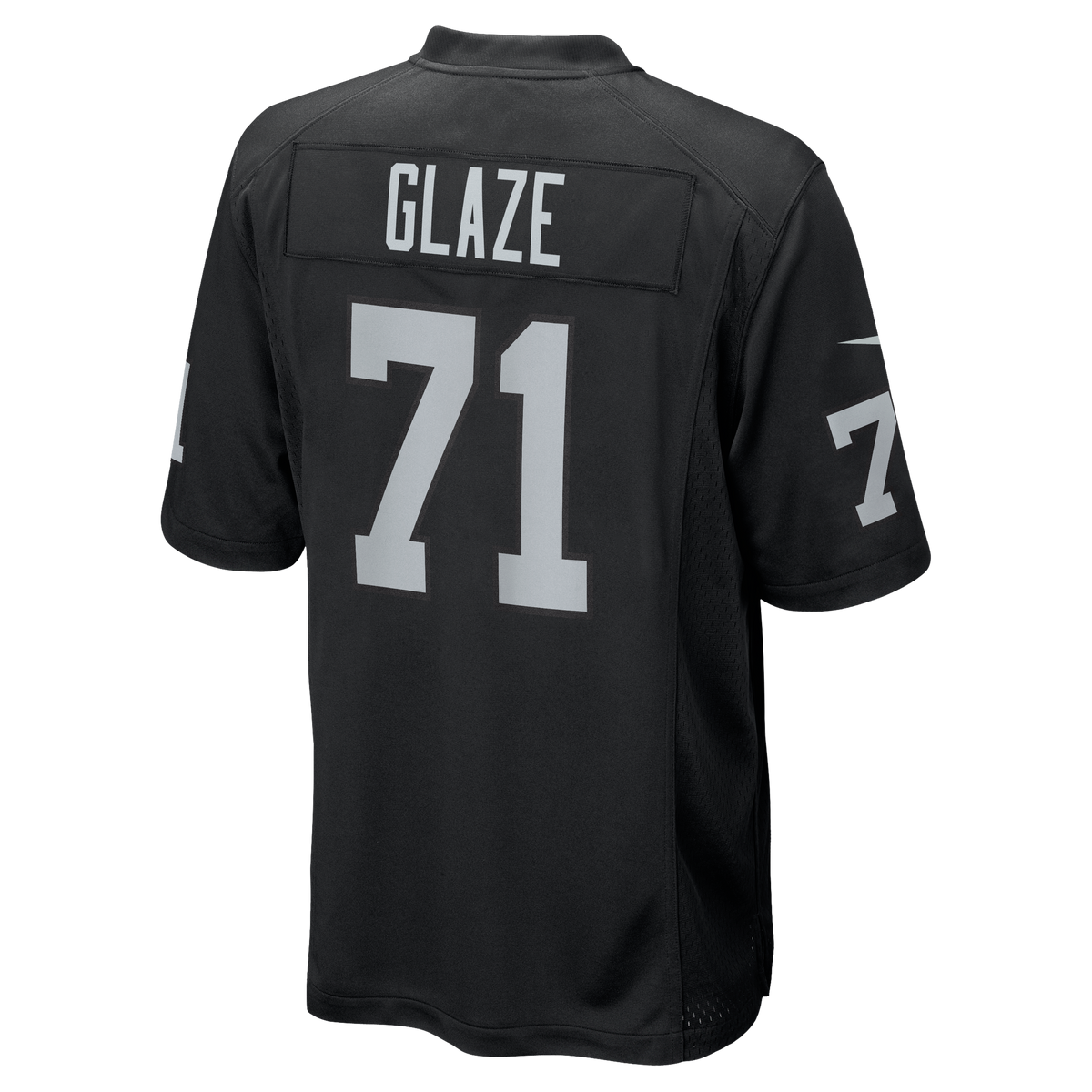 Las Vegas Raiders DJ Glaze Nike Black Team Game Jersey