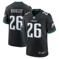 Philadelphia Eagles Saquon Barkley Nike Black Alternate Game Jersey