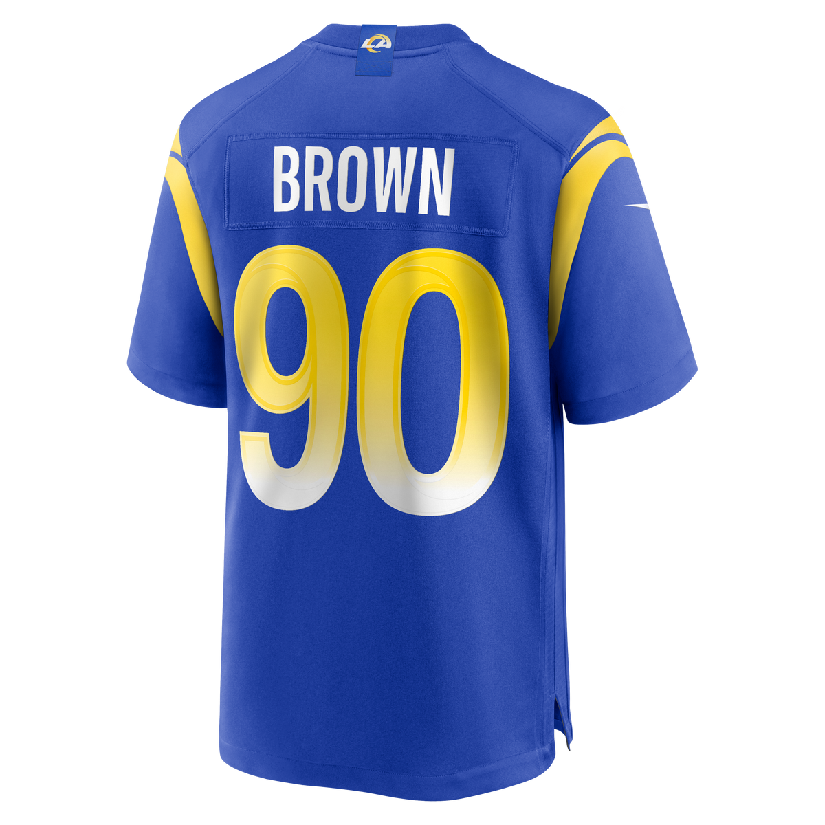 Los Angeles Rams Earnest Brown IV Nike Royal Team Game Jersey