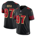 San Francisco 49ers Nick Bosa Nike Black Rivalries Collection Stitched Limited Jersey