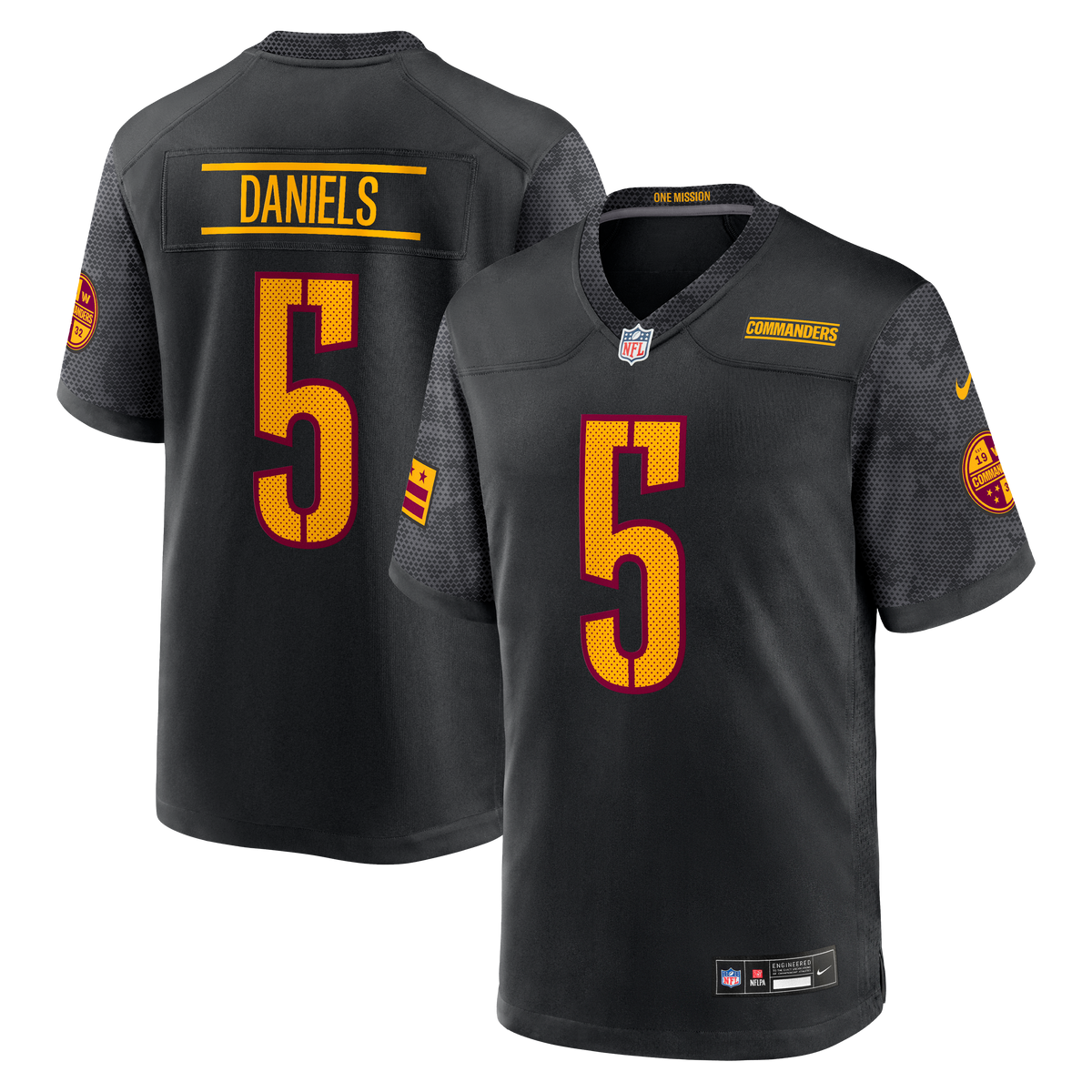 Washington Commanders Jayden Daniels Nike White Player Game Jersey