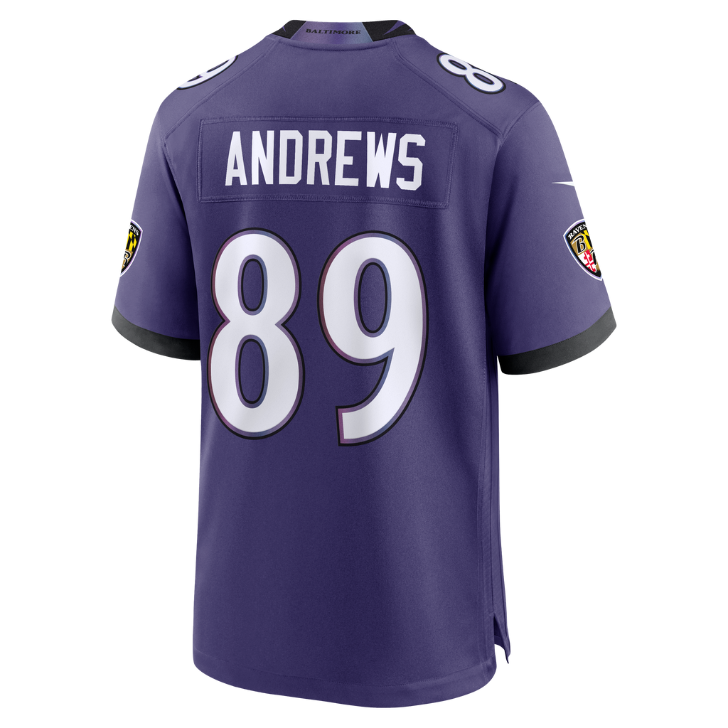 Baltimore Ravens Mark Andrews Nike Black Alternate Game Jersey