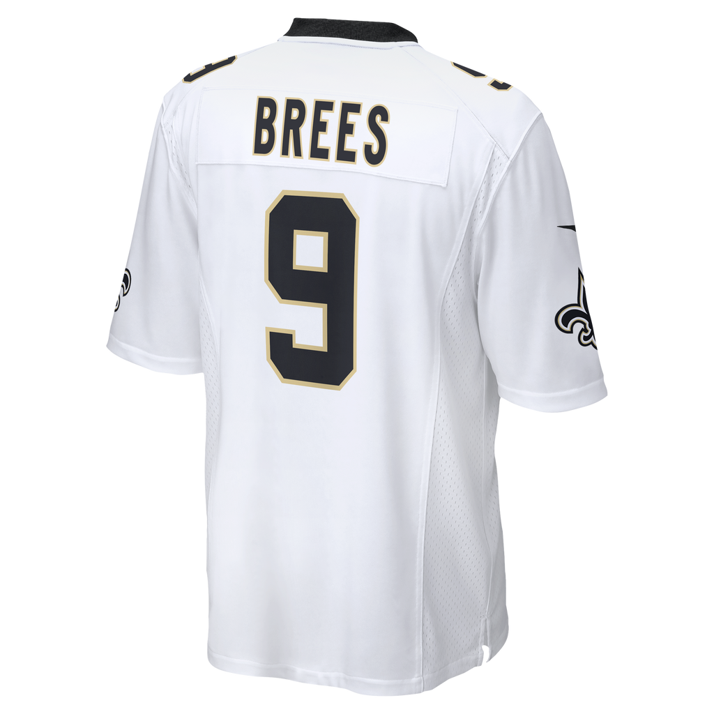 New Orleans Saints Drew Brees Nike Black Team Game Jersey