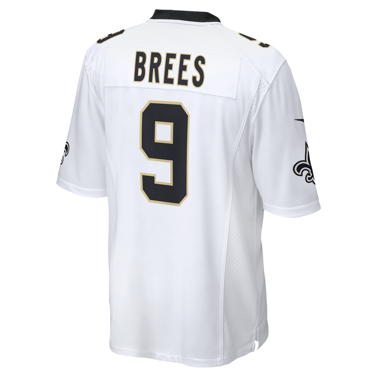New Orleans Saints Drew Brees Nike Black Team Game Jersey