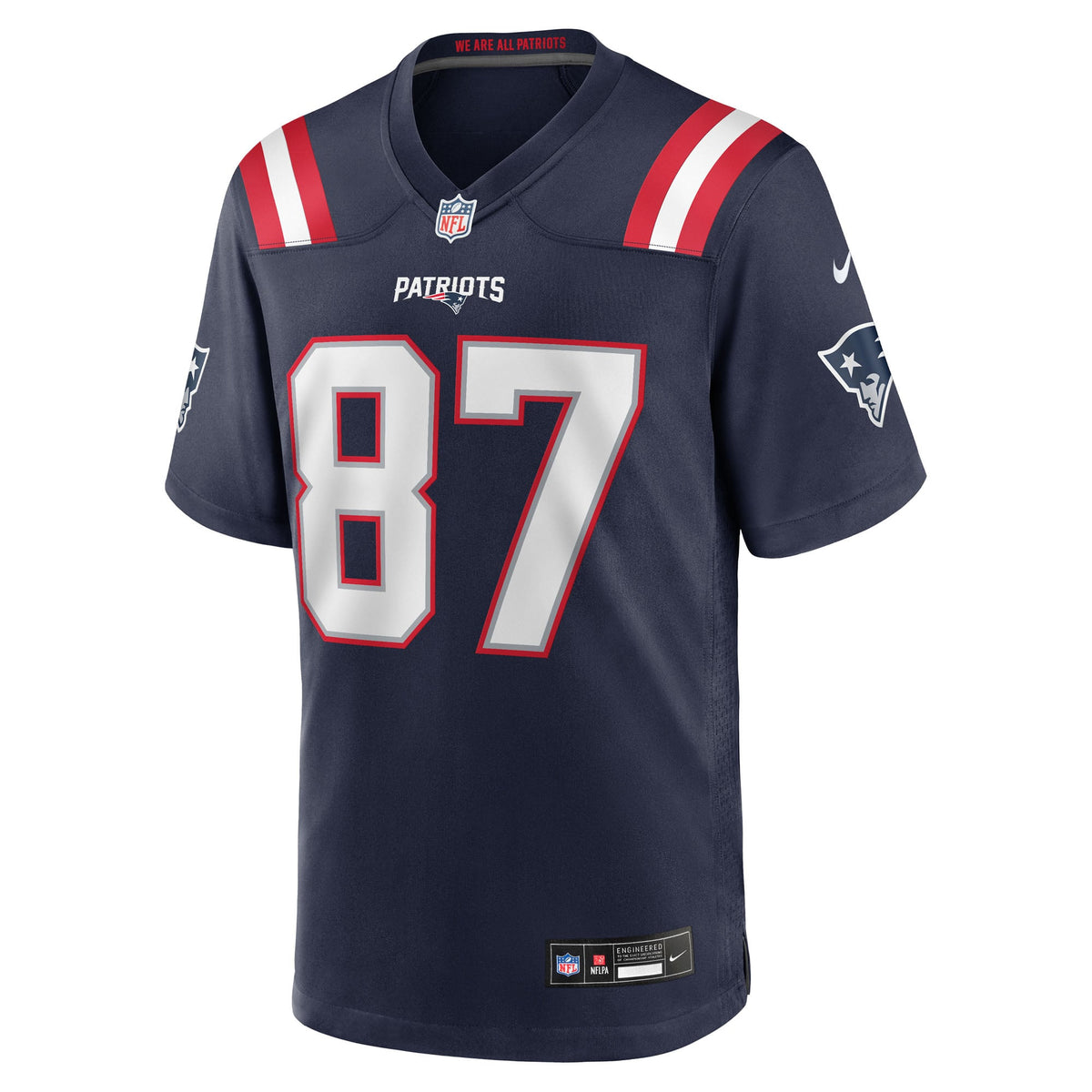 New England Patriots Rob Gronkowski Nike Red Alternate Retired Player Game Jersey