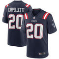 New England Patriots Gino Cappelletti Nike Navy Game Retired Player Jersey