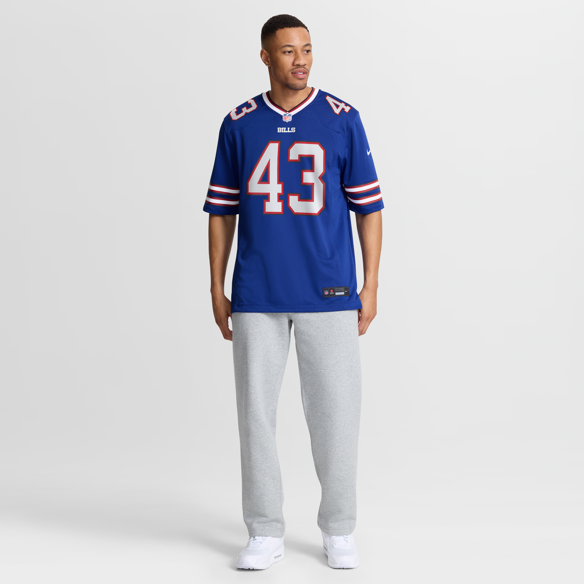 Buffalo Bills Dorian Strong Nike Royal Team Game Jersey