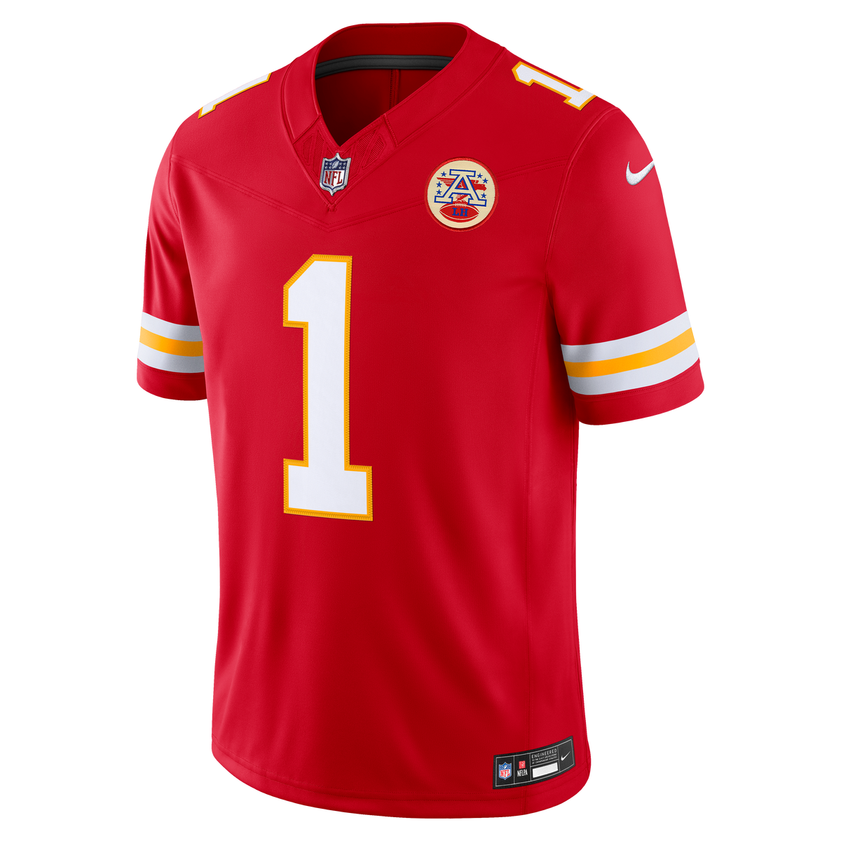 Kansas City Chiefs Xavier Worthy Nike Red Team Vapor F.U.S.E. Stitched Limited Jersey